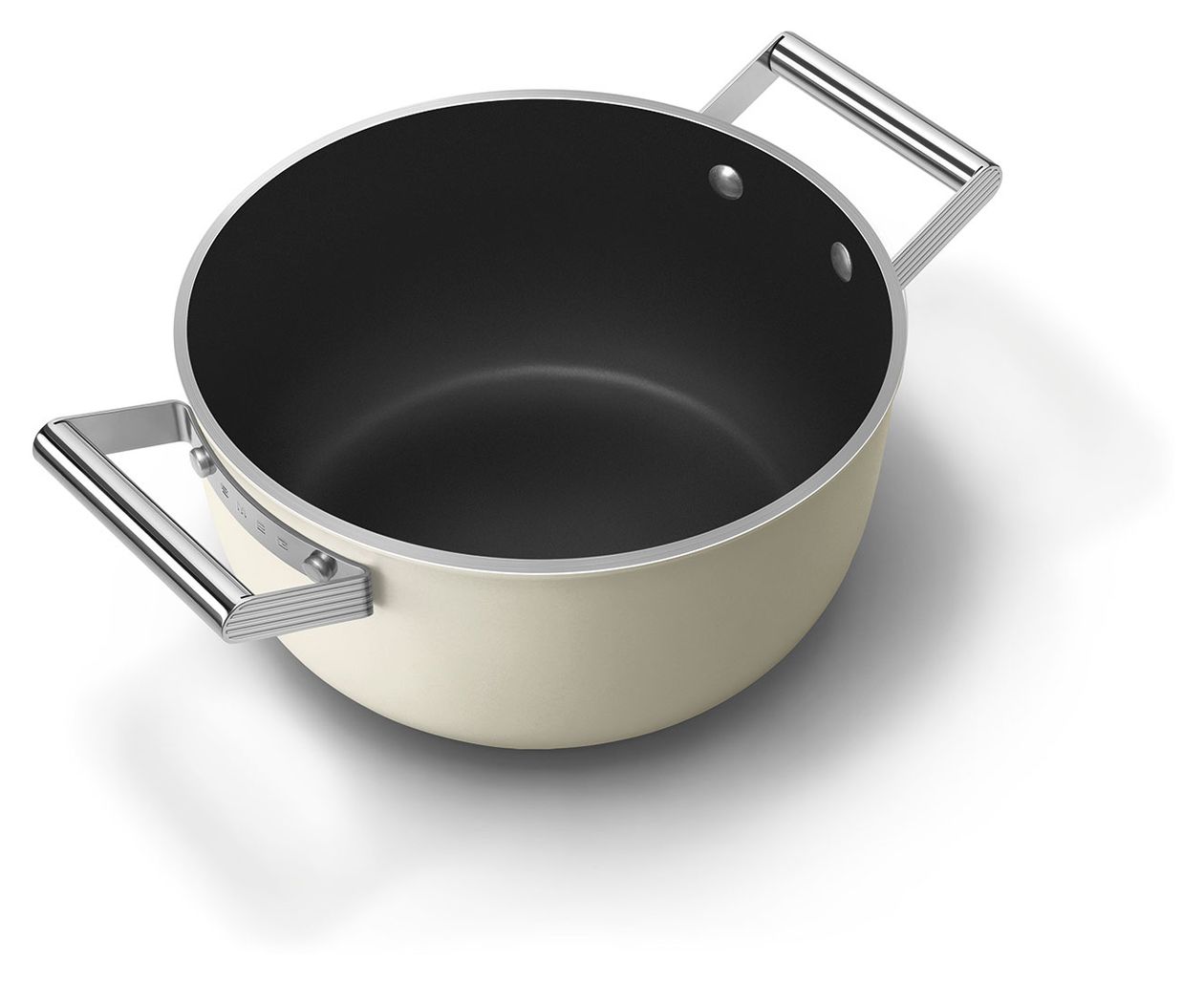 CSF2412CRM Schmortopf 50's Style 24 cm Keramik beschichtet  für alle Herdplatten und Backöfen bis 250° mit Glas-Deckel 