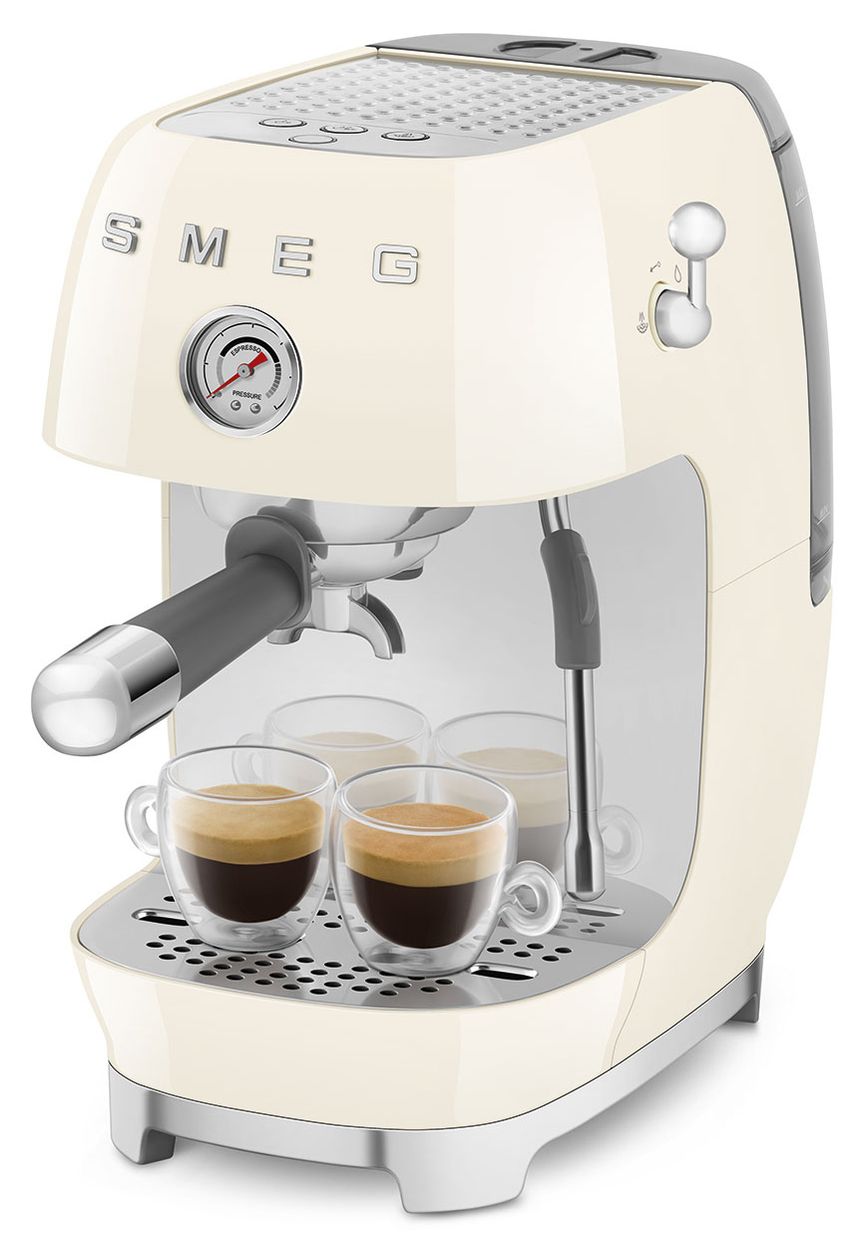 ECF03CREU Siebträger Kaffeemaschine 15 bar 1480 W  (Cremefarben) 