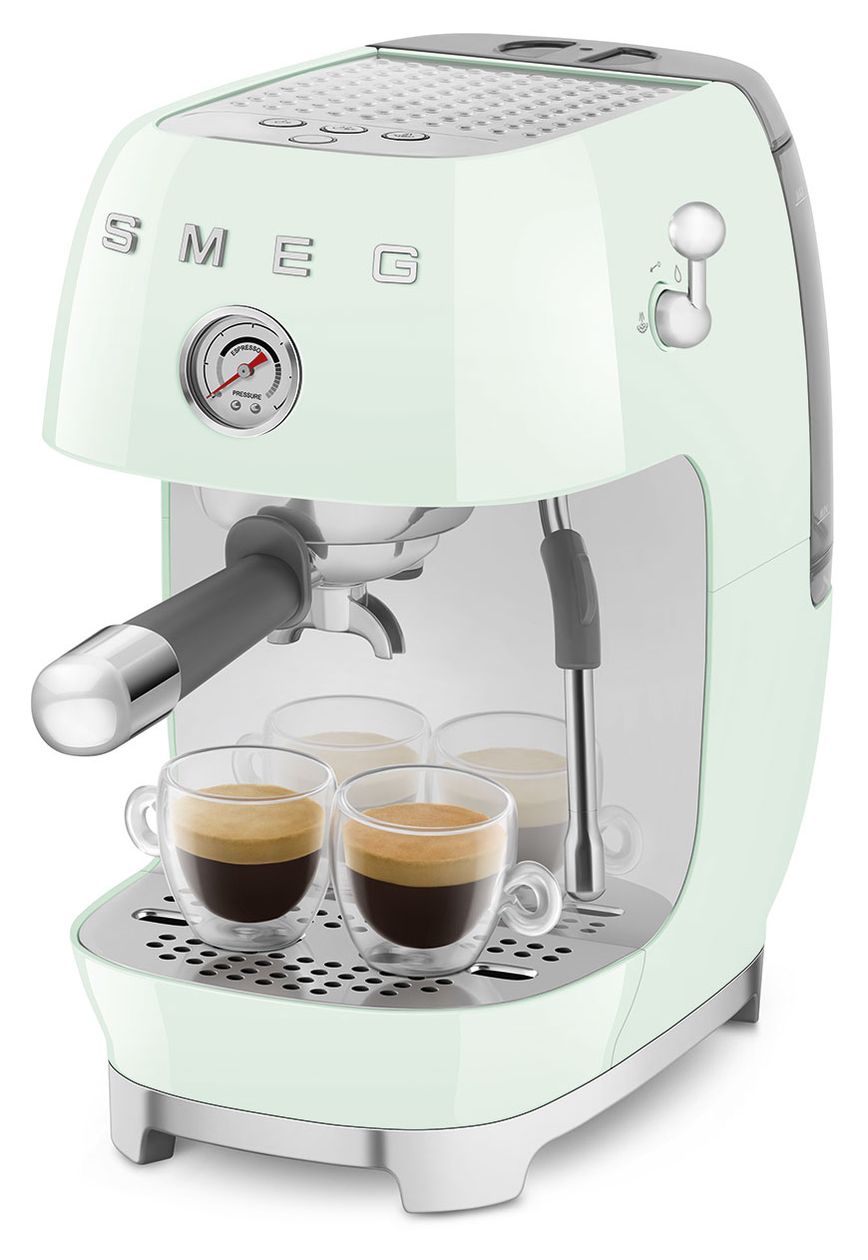 ECF03PGEU Siebträger Kaffeemaschine 15 bar 1480 W  (Grün) 