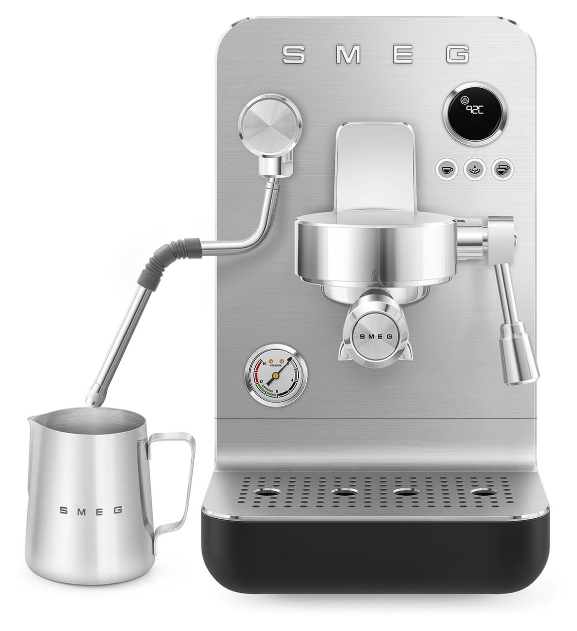 EMC02BLMEU Kaffeevollautomat 15 bar 1,7 l  (Schwarz) 