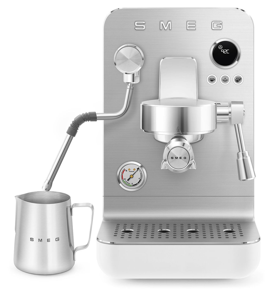 EMC02WHMEU Kaffeevollautomat 15 bar 1,7 l  (Weiß) 