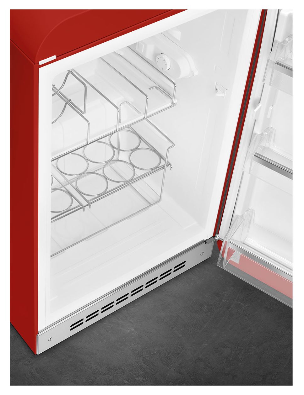 FAB10HRRD6 135 l / 135 l Kühlschrank freistehend EEK: D 72 kWh Jahr  (Rot) 