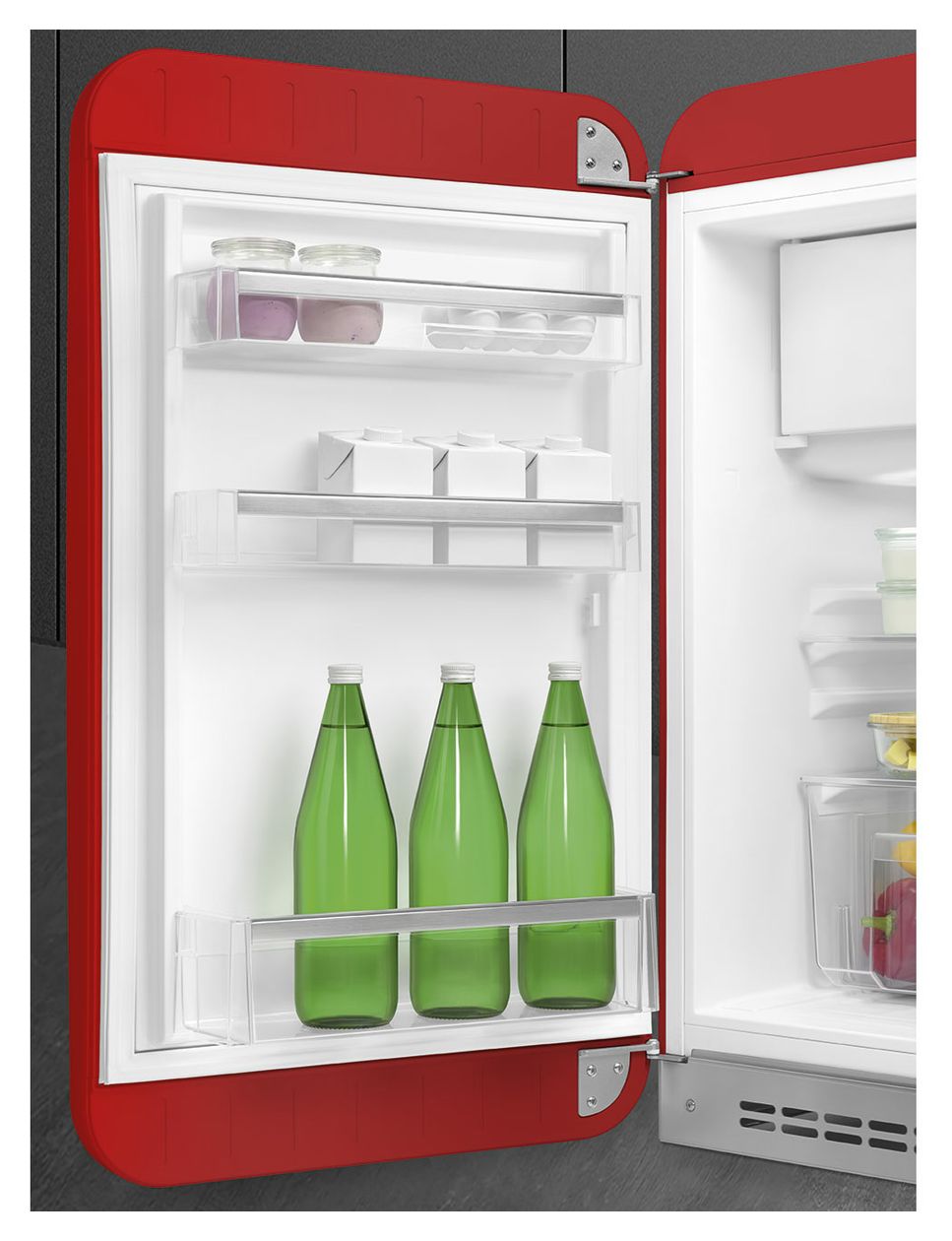 FAB10LRD6 122 l / 105 l Kühlschrank freistehend EEK: D 115 kWh Jahr  (Rot) 