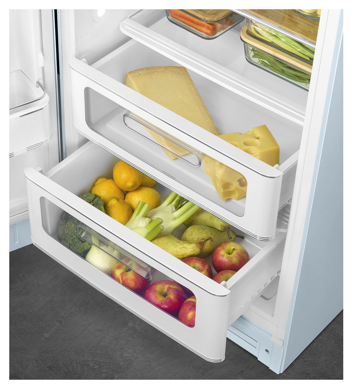 FAB28LPB6 270 l / 244 l Kühlschrank freistehend EEK: C 104 kWh Jahr  (Blau) 