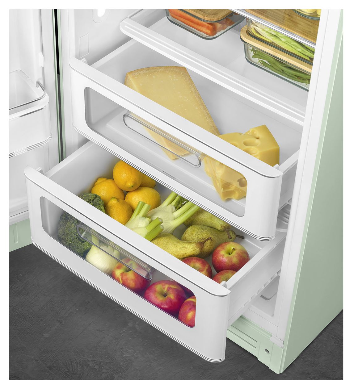 FAB28LPG6 270 l / 244 l Kühlschrank freistehend EEK: C 104 kWh Jahr  (Grün) 