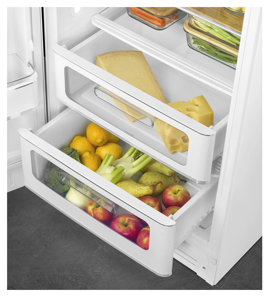 FAB28LWH6 270 l / 244 l Kühlschrank freistehend EEK: C 104 kWh Jahr  (Weiß) 