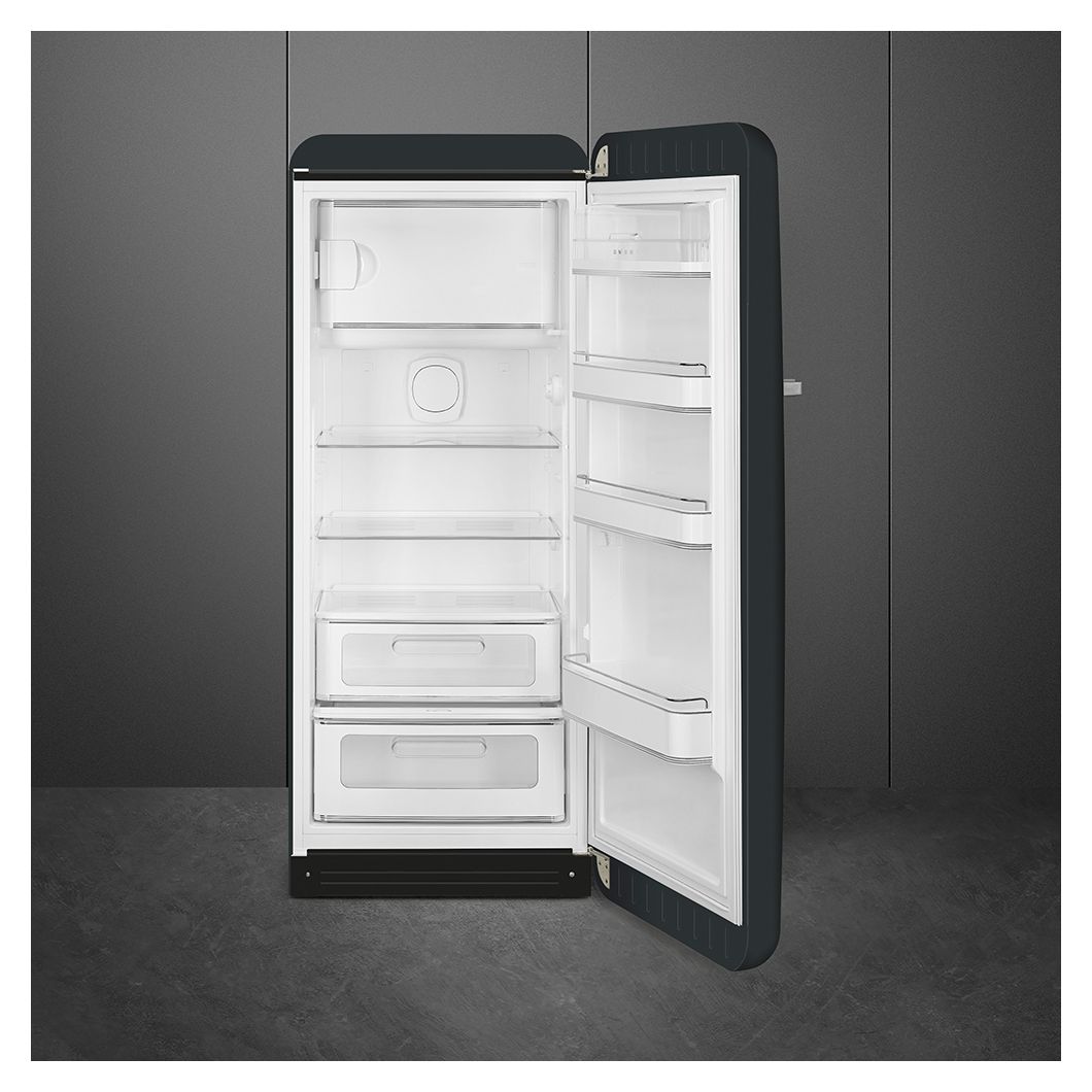 FAB28RDBLV5 270 l / 244 l Kühlschrank freistehend EEK: D 130 kWh Jahr  (Schwarz) 