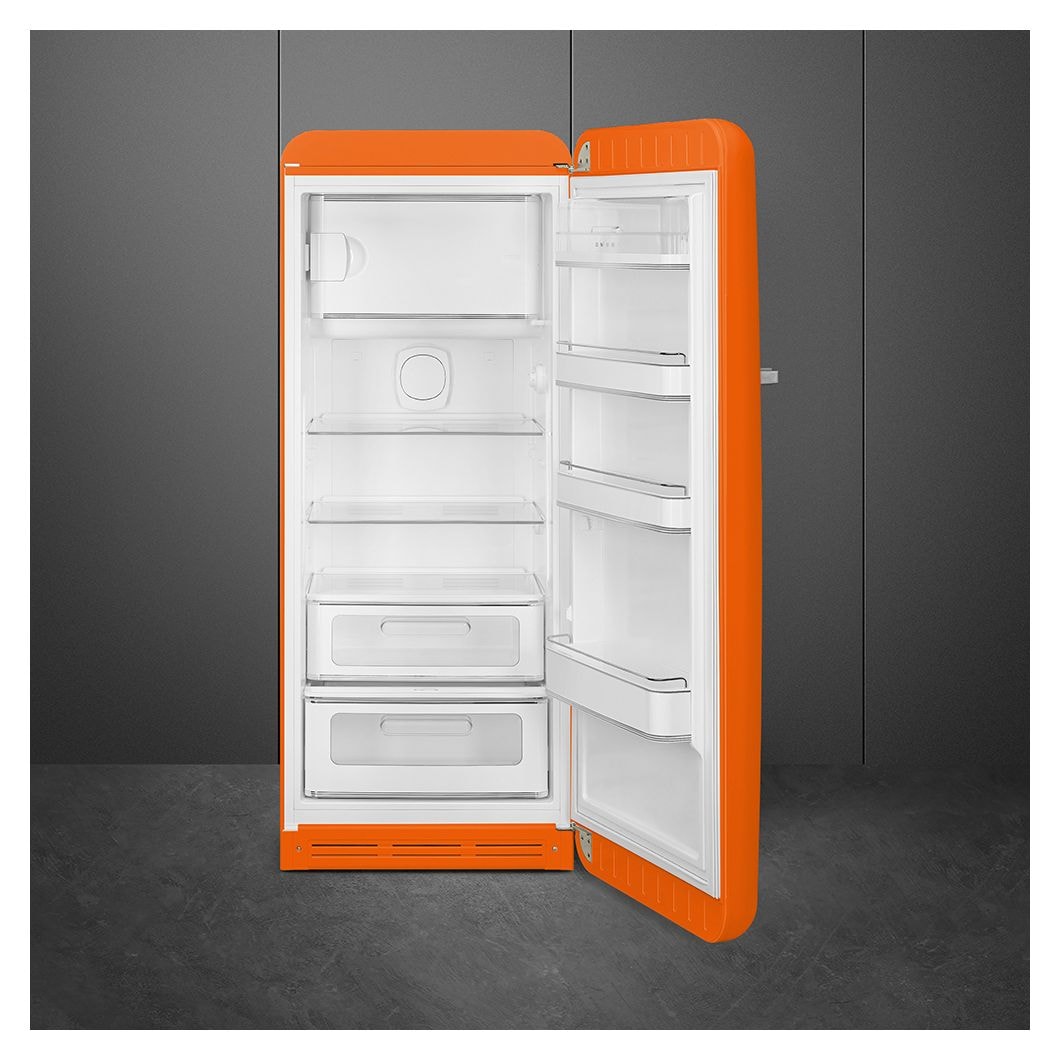FAB28ROR6 270 l / 244 l Kühlschrank freistehend EEK: C 104 kWh Jahr  (Orange) 
