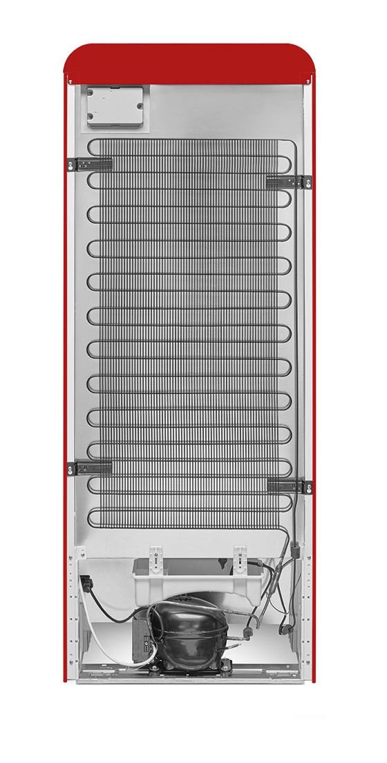 FAB28RRD6 270 l / 244 l Kühlschrank freistehend EEK: C 104 kWh Jahr  (Rot) 