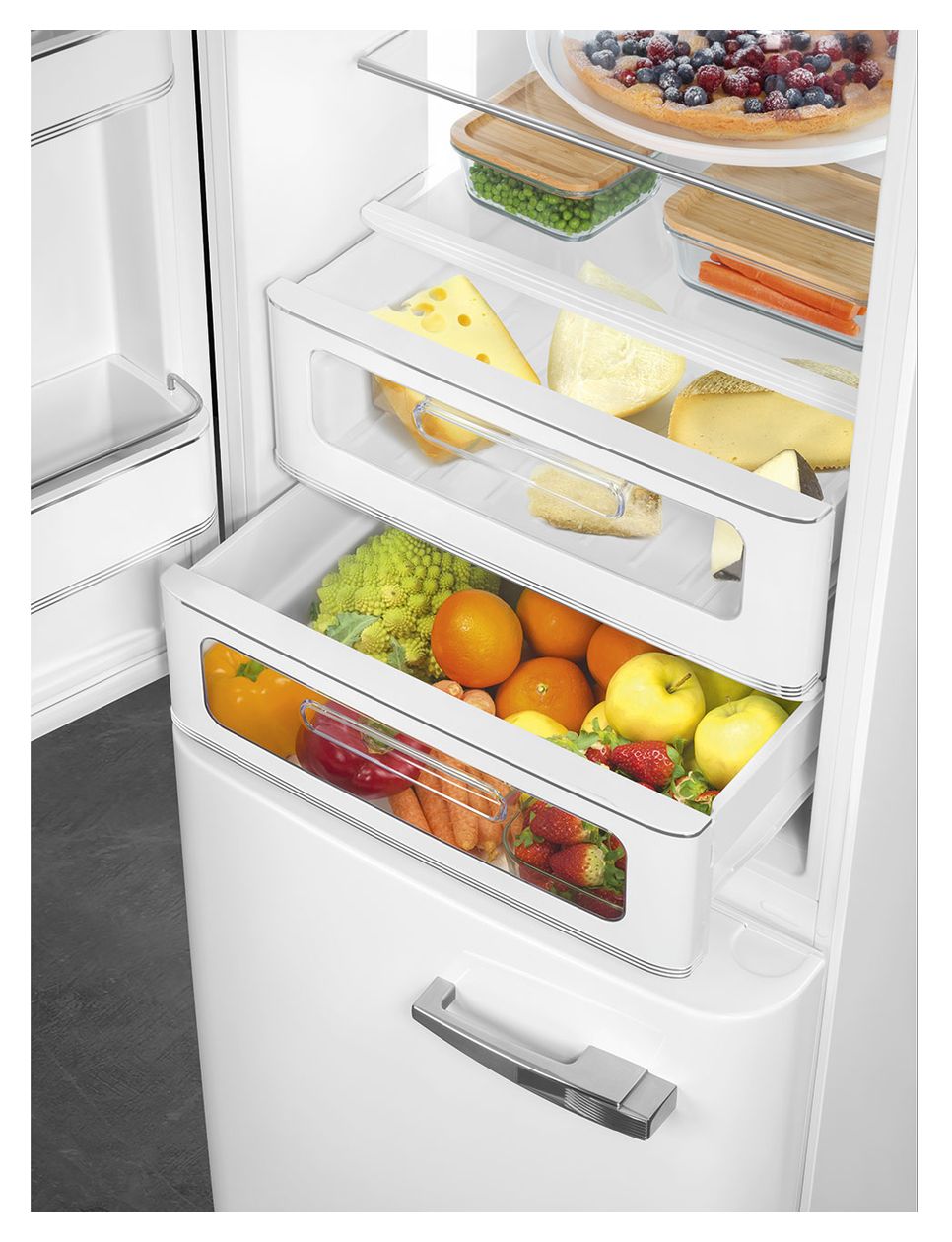 FAB32LWH6 234 l / 97 l Kühl-Gefrierkombi freistehend NoFrost 158 kWh Jahr  (Weiß) 