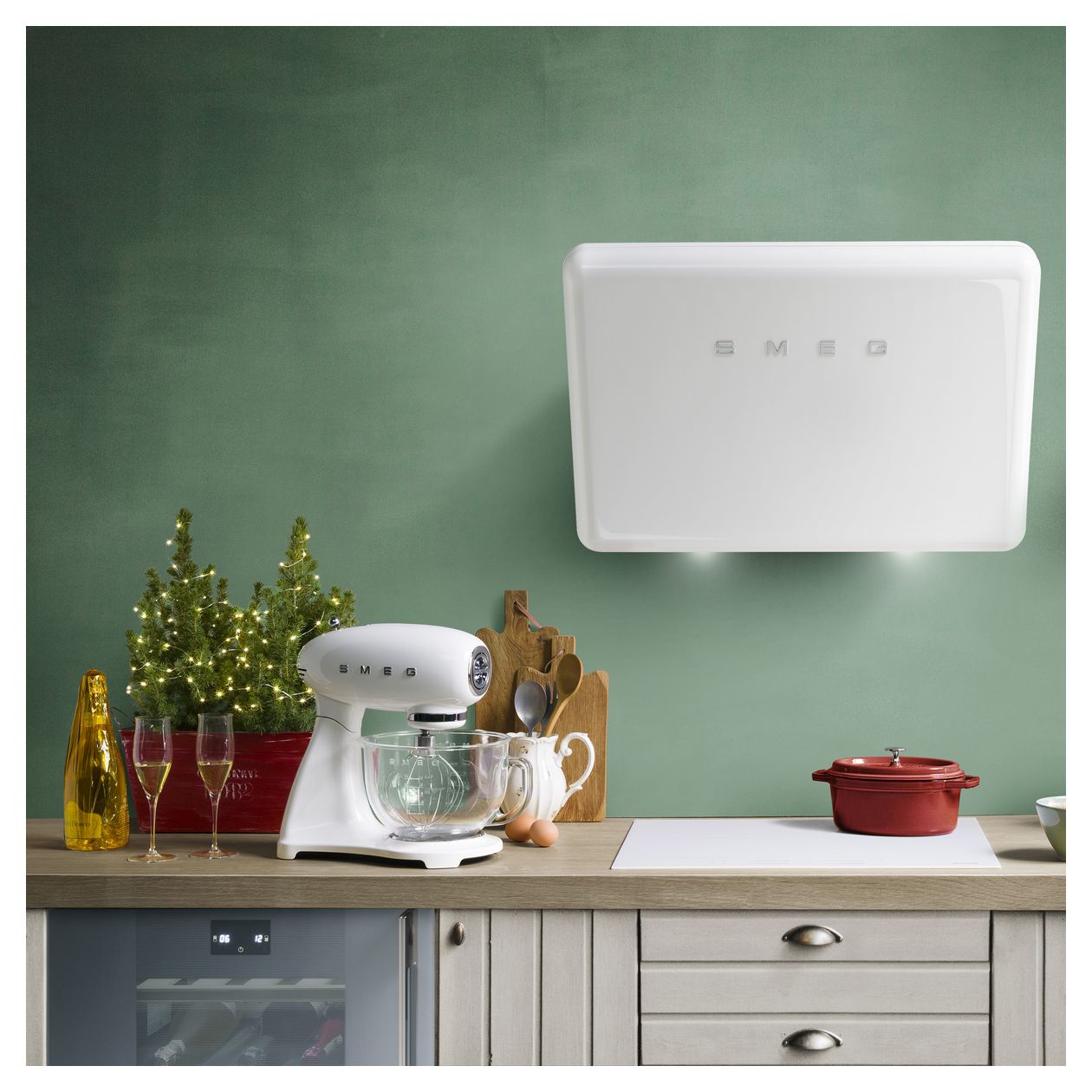 KFAB75WH Dunstabzugshaube/Esse Wand 75 cm (Weiß) 