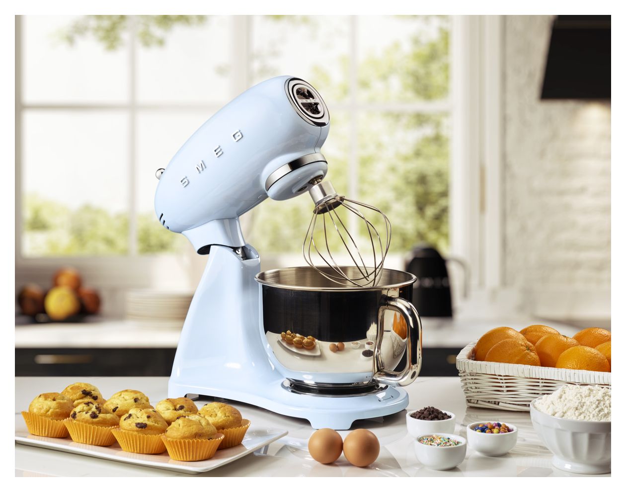SMF03PBEU 800 W Küchenmaschine 4,8 l  (Blau) 