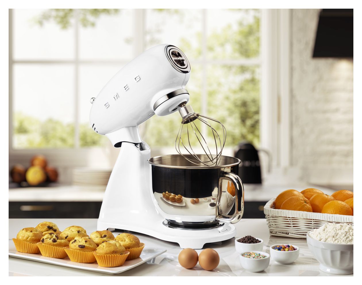 SMF03WHEU 800 W Küchenmaschine 4,8 l  (Weiß) 