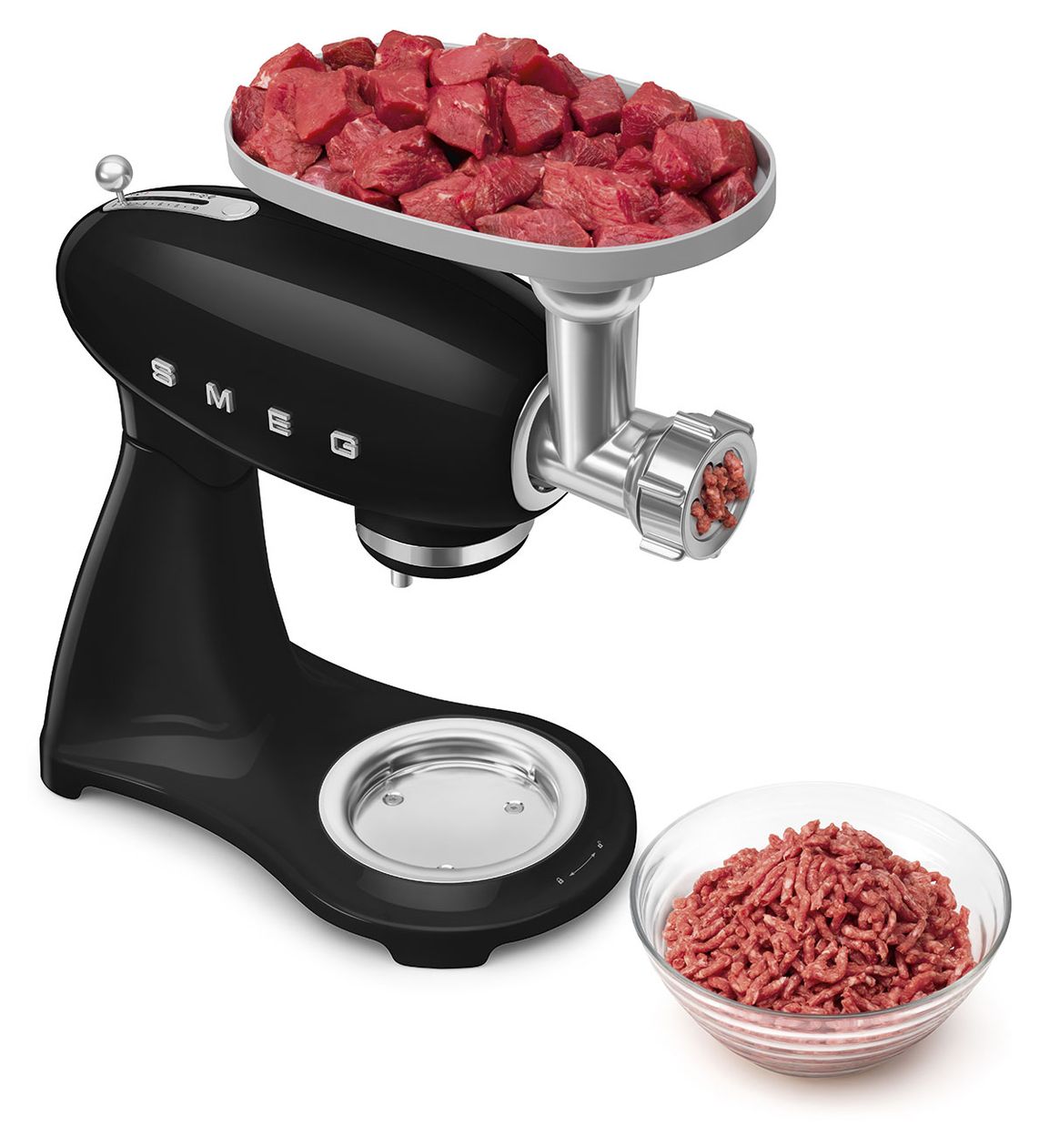 SMF05BLEU 1000 W Küchenmaschine 4,8 l  (Schwarz) 