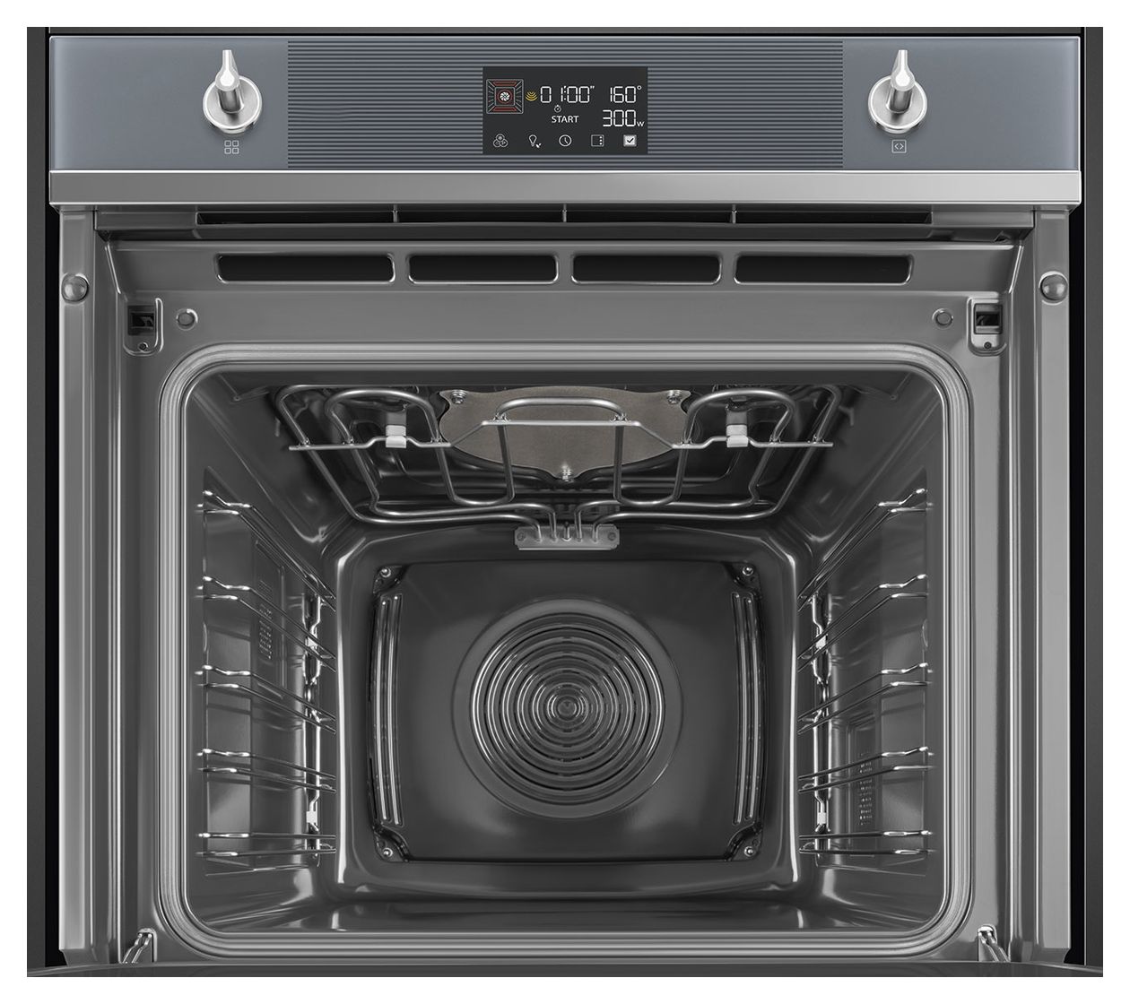 SO6102M2S Einbaubackofen 68 l AutoClean Mikrowelle 