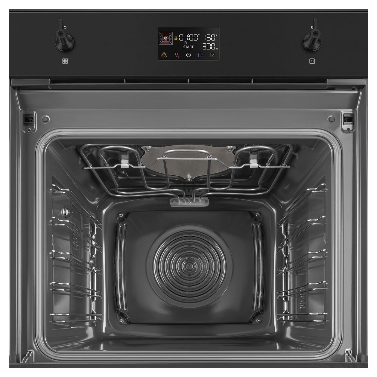 SO6302M2N Einbaubackofen 68 l AutoClean Mikrowelle 