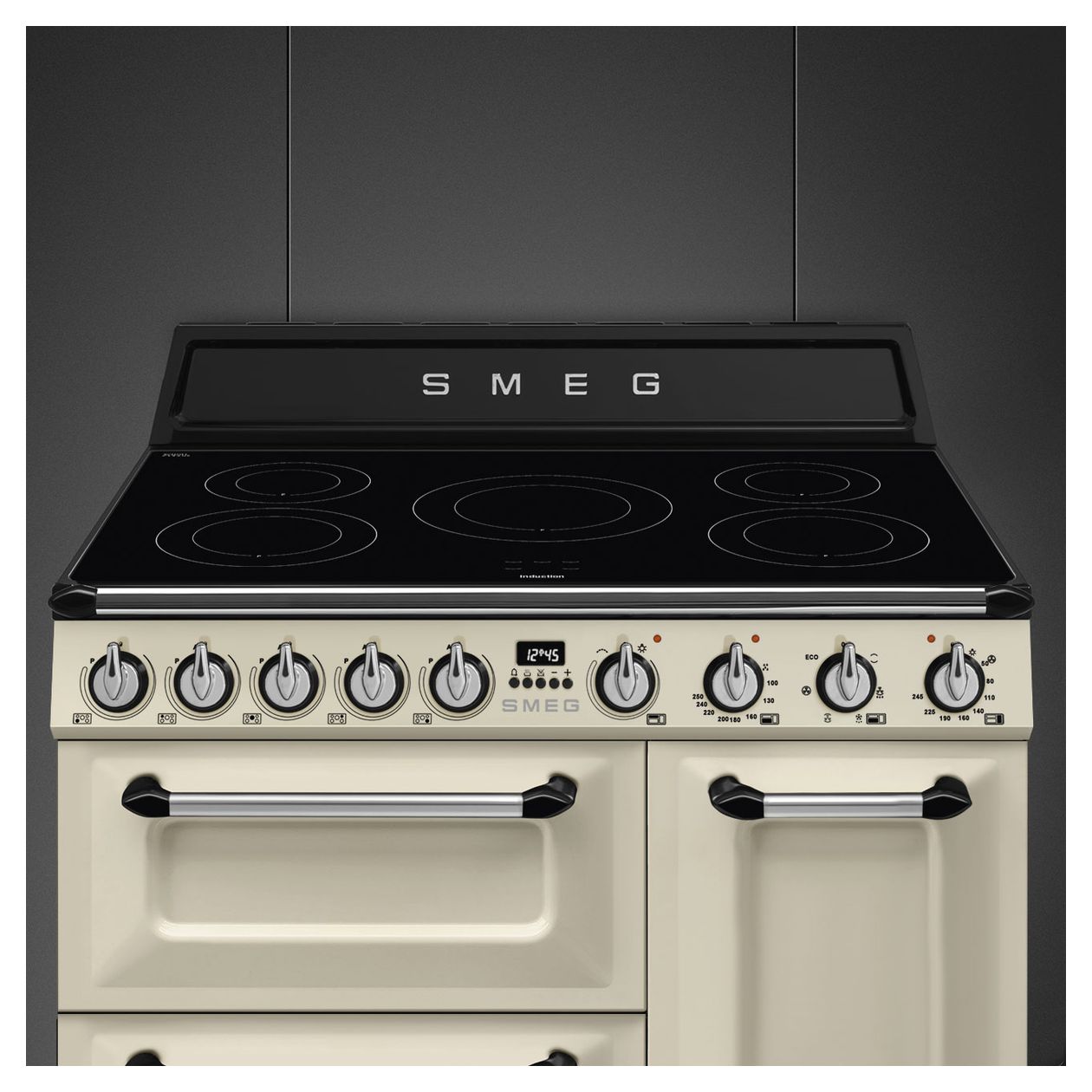 TR93IP2 Range Cooker (Kochherd) Elektro normal 5 Beheizungsarten mit Induktions Kochfeld 