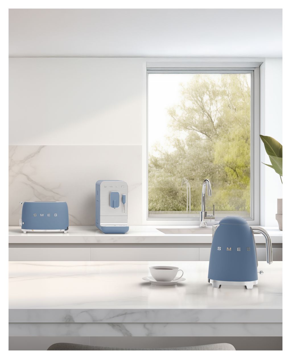 TSF01SBMEU Toaster 950 W 2 Scheibe(n) 6 Stufen  (Blau) 