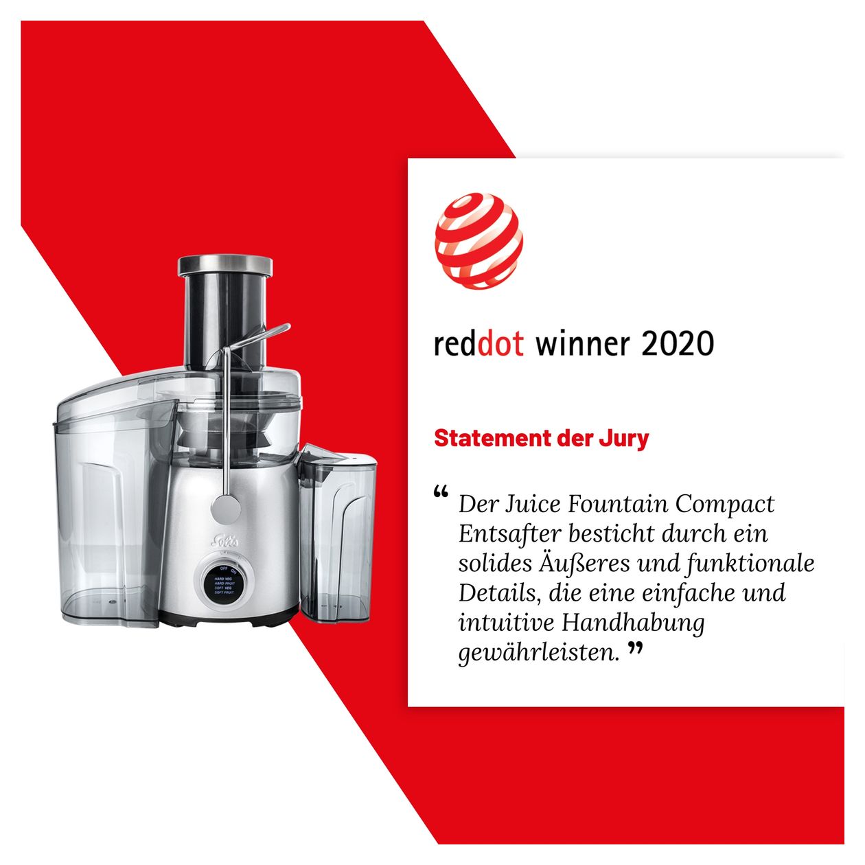 8451 Juice Fountain Compact 1200 W  (Schwarz, Silber) 