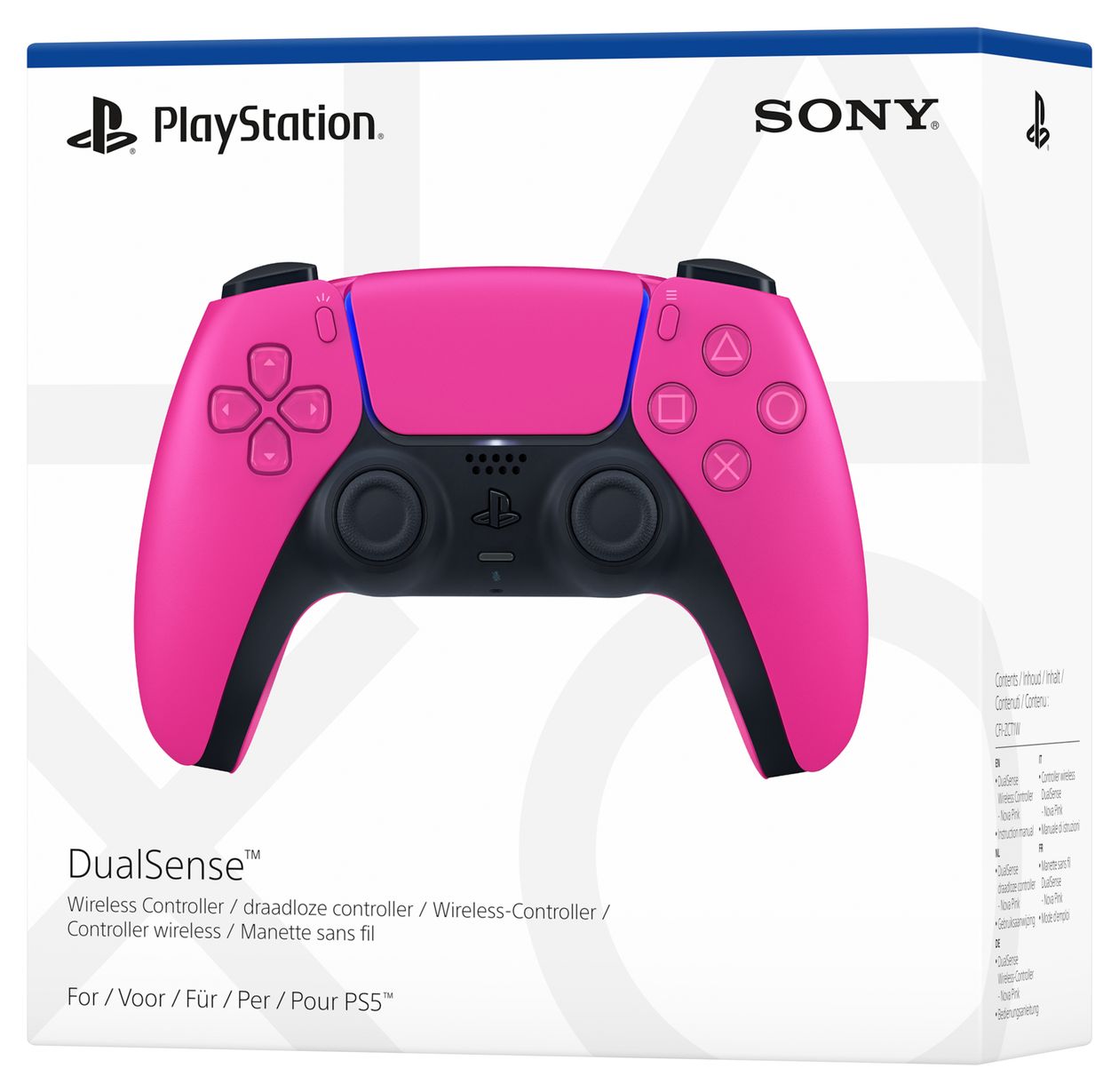 DualSense Wireless Controller Analog / Digital Gamepad für Android, MAC, PC, PlayStation PS5, iOS  (Pink) 