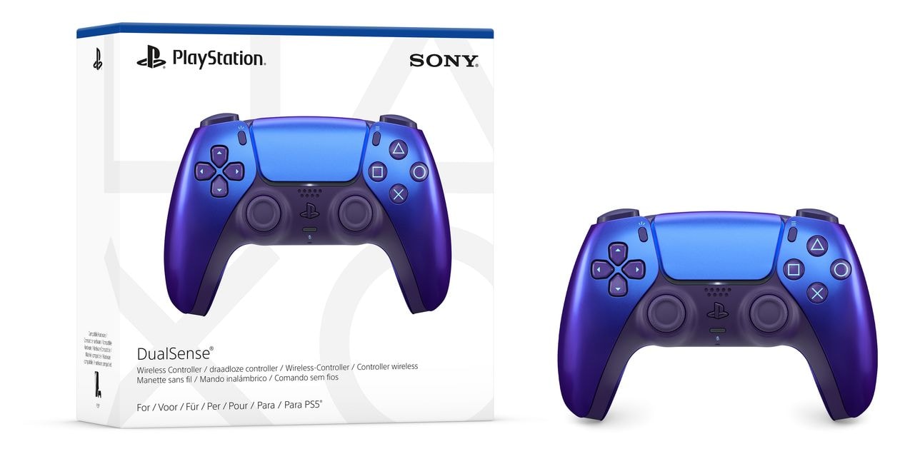 DualSense Wireless Controller Analog / Digital Gamepad für PlayStation 5, iOS  (Indigo) 