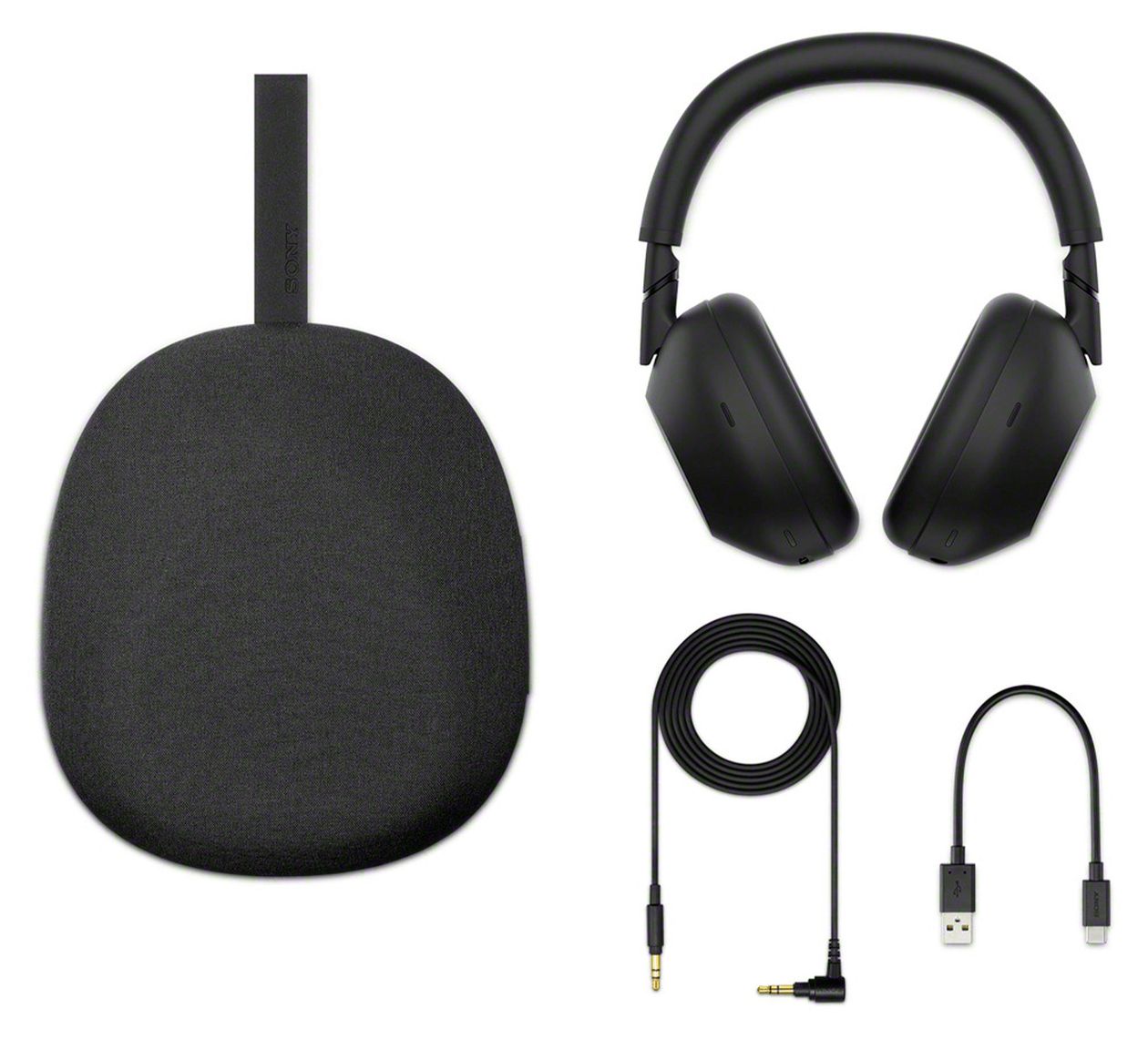 WH-1000XM6 Over Ear Bluetooth Kopfhörer kabelgebunden&kabellos USB Typ-C  (Schwarz) 