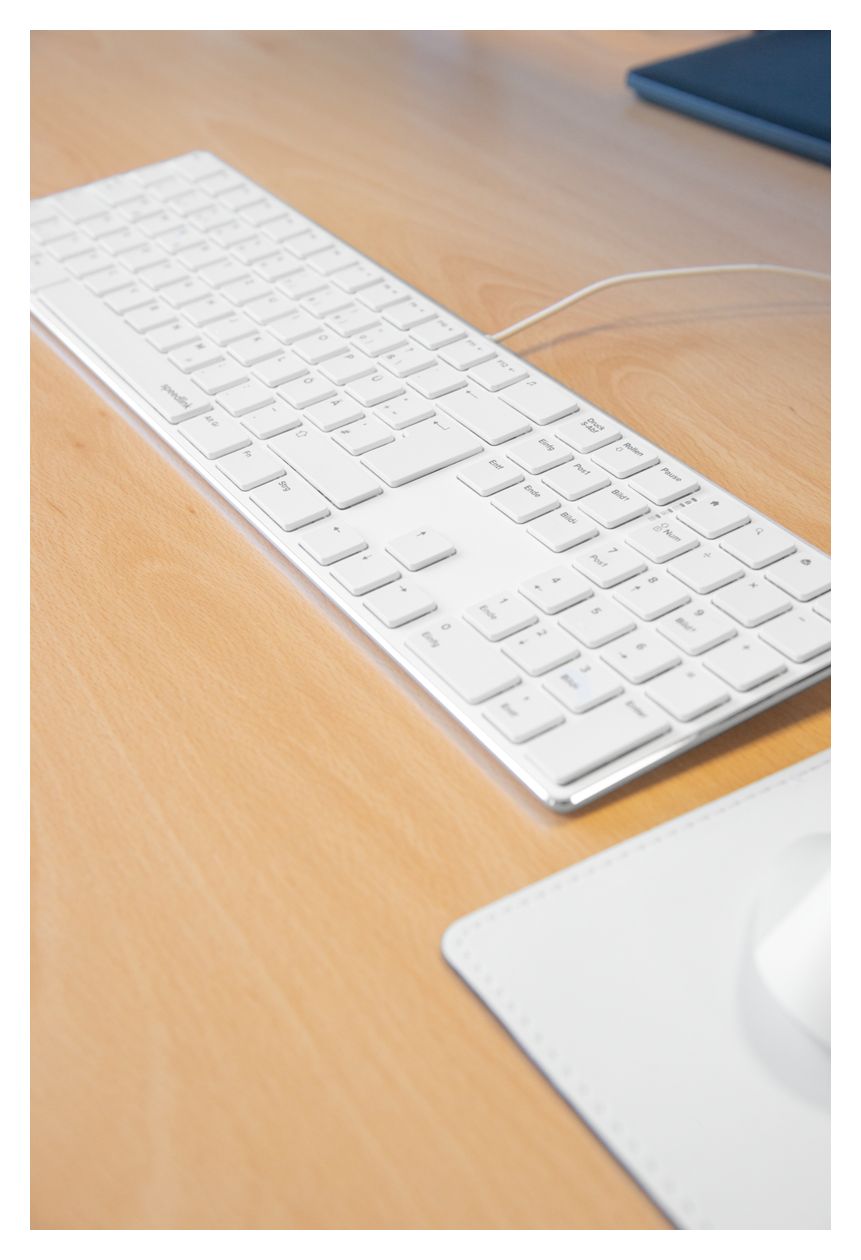 SL-640010 Büro Tastatur USB  (Weiß) 