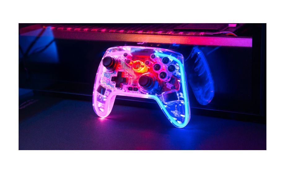 SL-650115-CR Rait NX Analog / Digital Gamepad für PC, Android, Nintendo Switch Lite, Nintendo Switch OLED, Playstation 3  (Transparent) 
