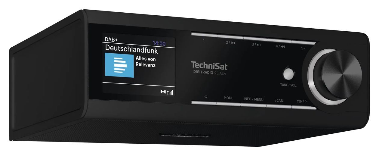 DigitRadio 23 ASA Bluetooth DAB+, FM Radio Küche  (Schwarz) 