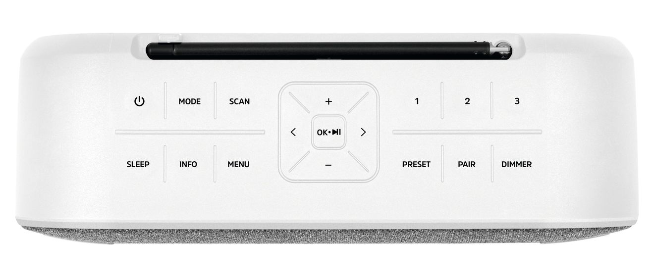 DigitRadio BT2 Bluetooth DAB+, FM Radio Tragbar Wasserabweisend IPX5  (Grau) 