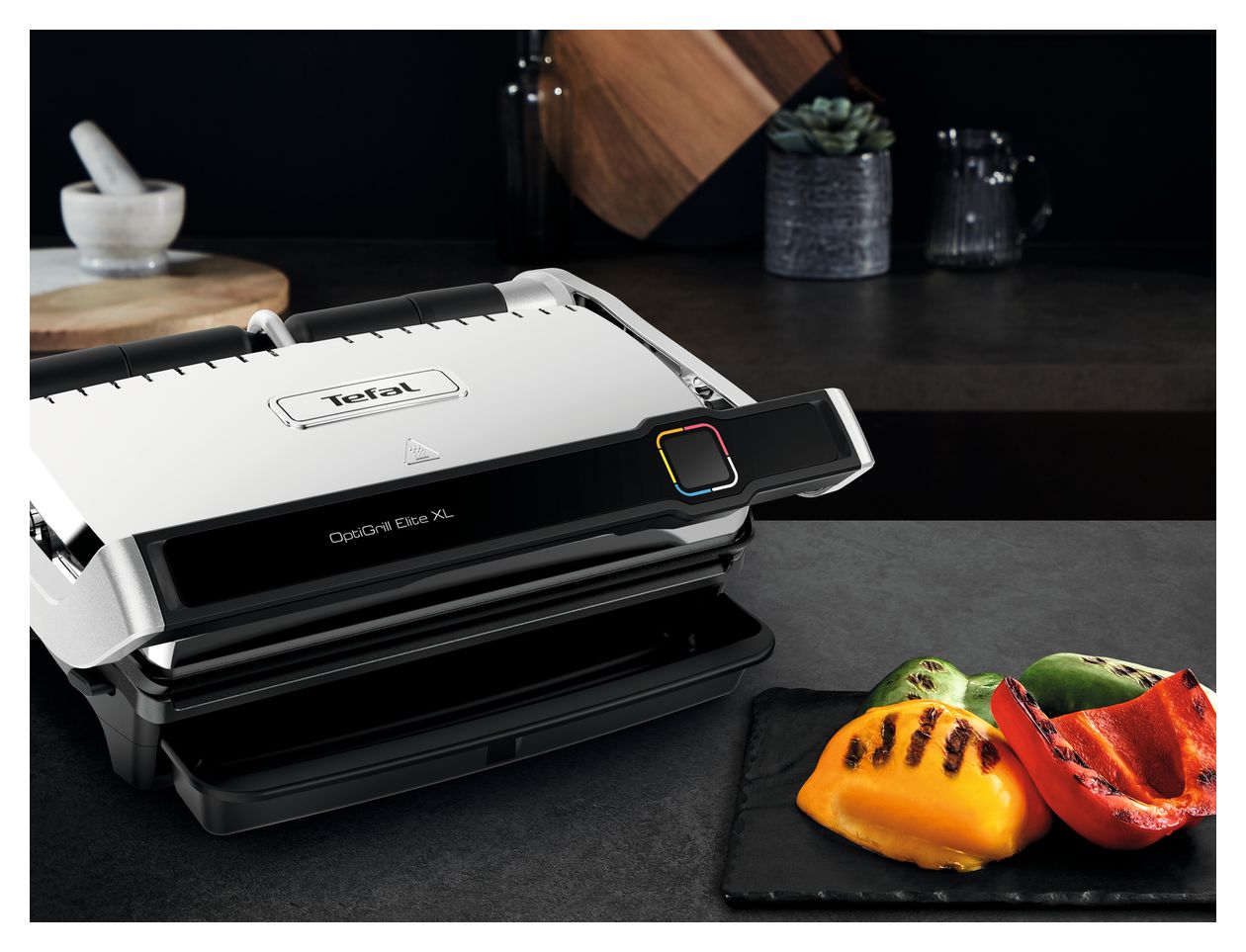 GC760D Optigrill Elite XL 2200 W mit 40 x 20 mm Fläche  (Edelstahl) 
