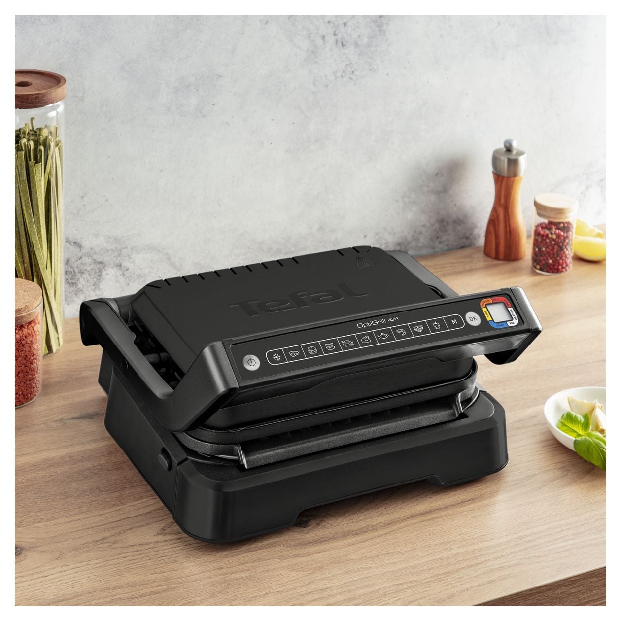 GC7748 OptiGrill 4in1 1 Zone(n) 2100 W mit 300 x 200 mm Fläche  (Schwarz) 