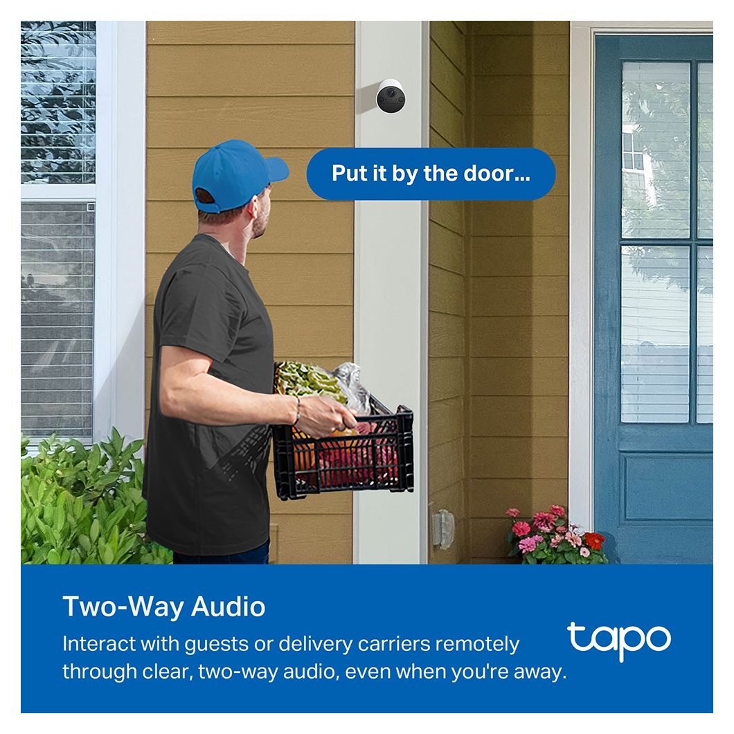 Tapo C410 2304 x 1296 Pixel IP-Sicherheitskamera IP65 Außen Nachtsicht  (Weiß) 