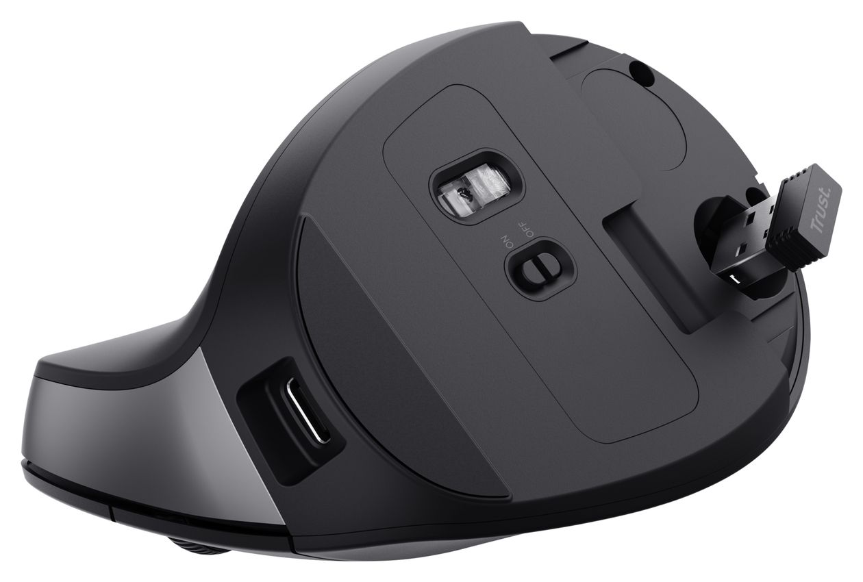 Bayo II Wireless 2400 DPI Medizinisch Maus Optisch  (Schwarz) 