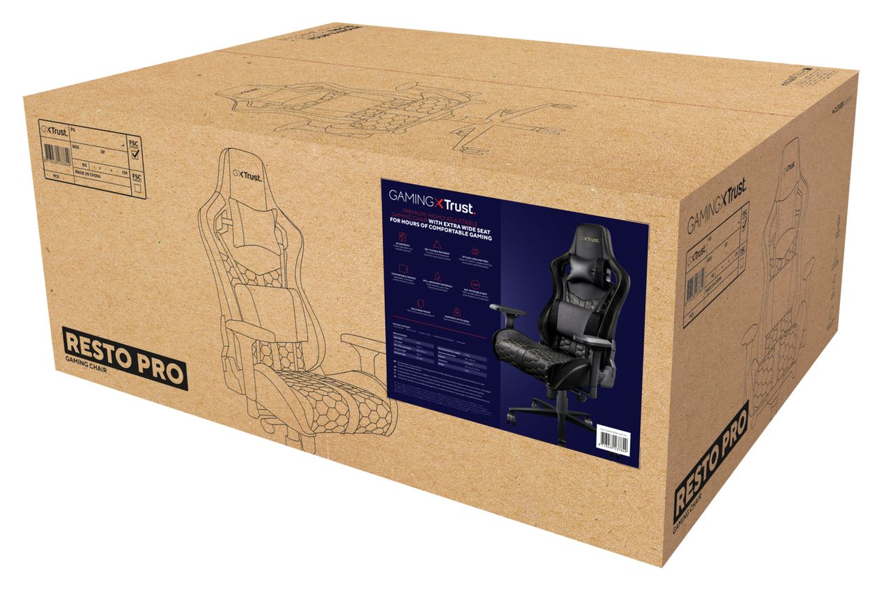 GXT712 Resto Pro Gamingstuhl bis 150 kg 