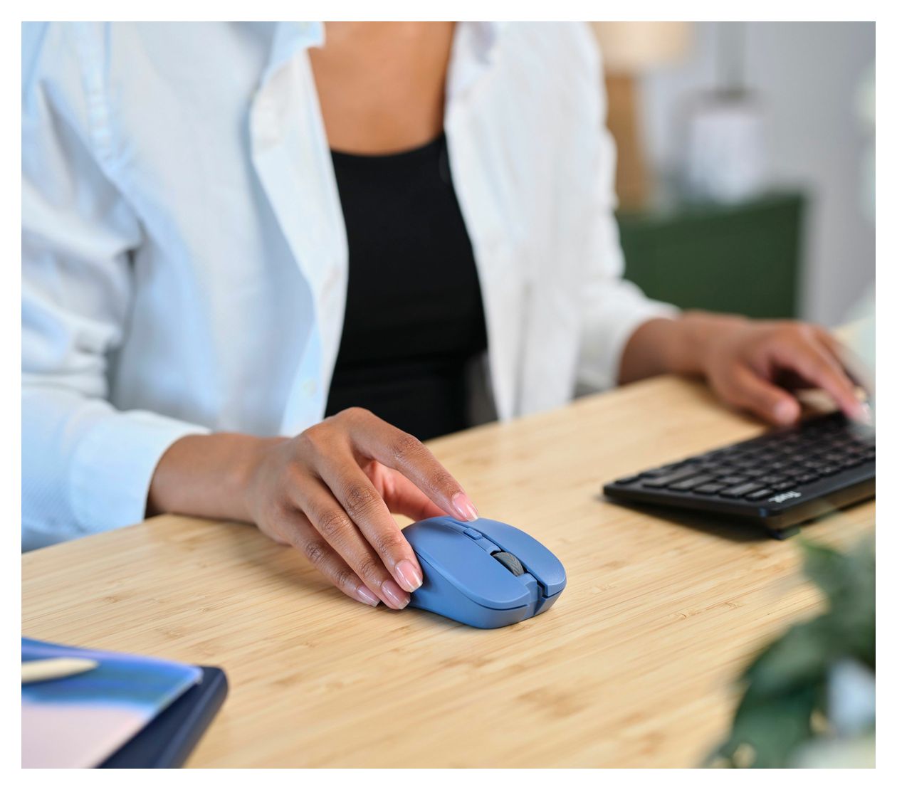 Mydo 1800 DPI Büro Maus Optisch  (Blau) 