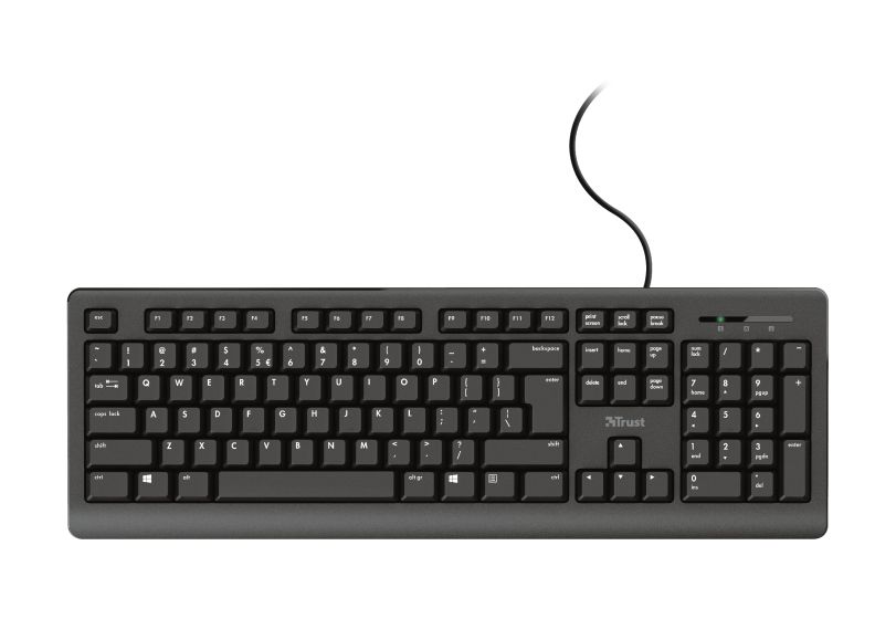 Primo Universal Tastatur USB  (Schwarz) 