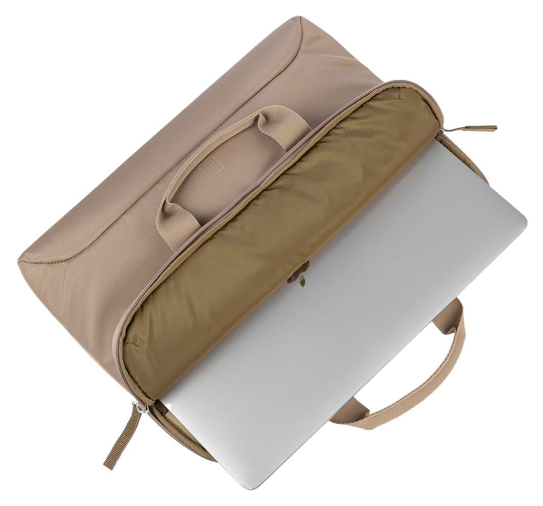 Smilza Notebooktasche bis 39,6 cm (15.6 Zoll) (Beige) 