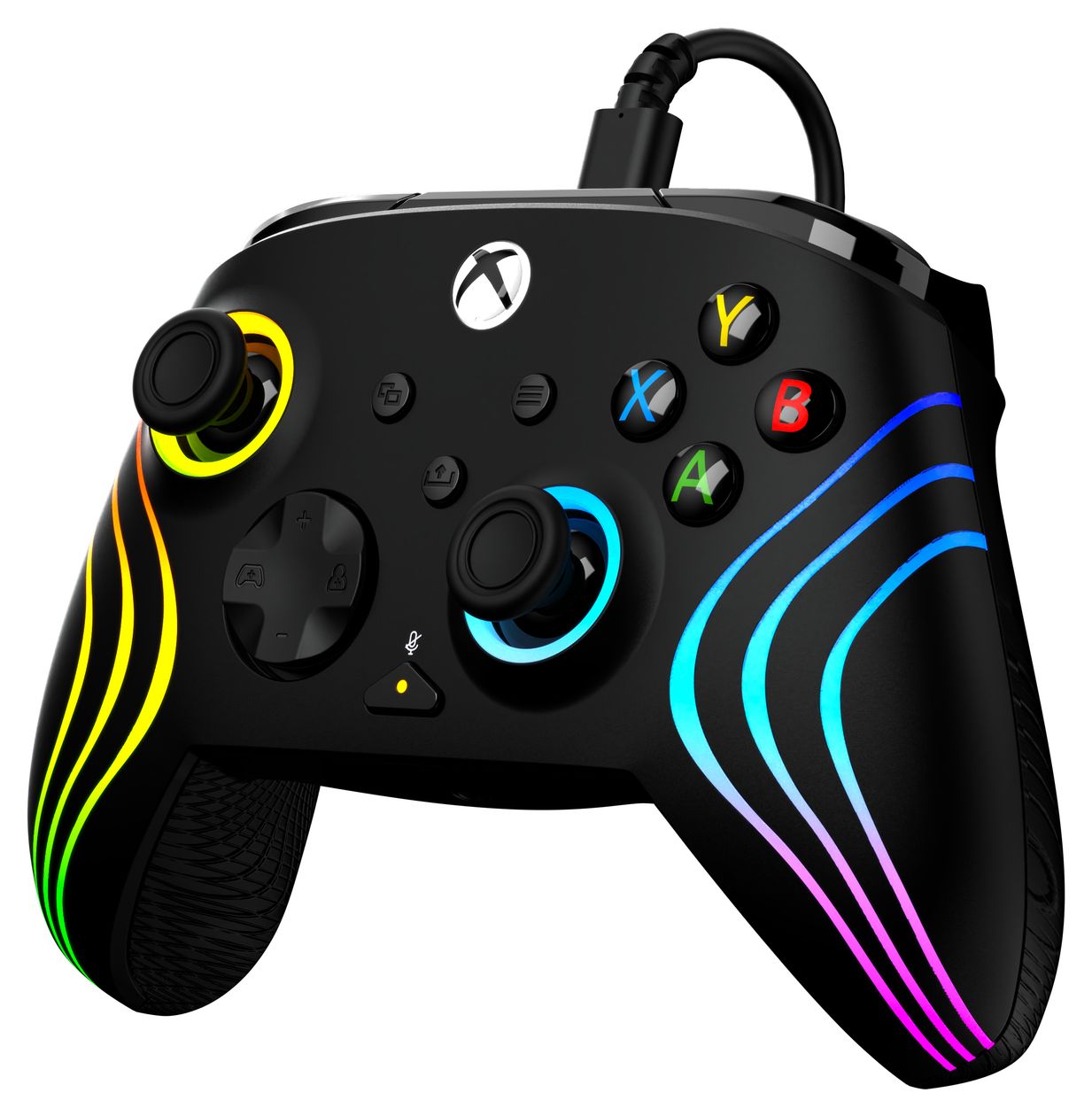 Afterglow Wave Wired Controller Gamepad für PC, Xbox, Xbox One, Xbox Series S, Xbox Series X  (Schwarz) 