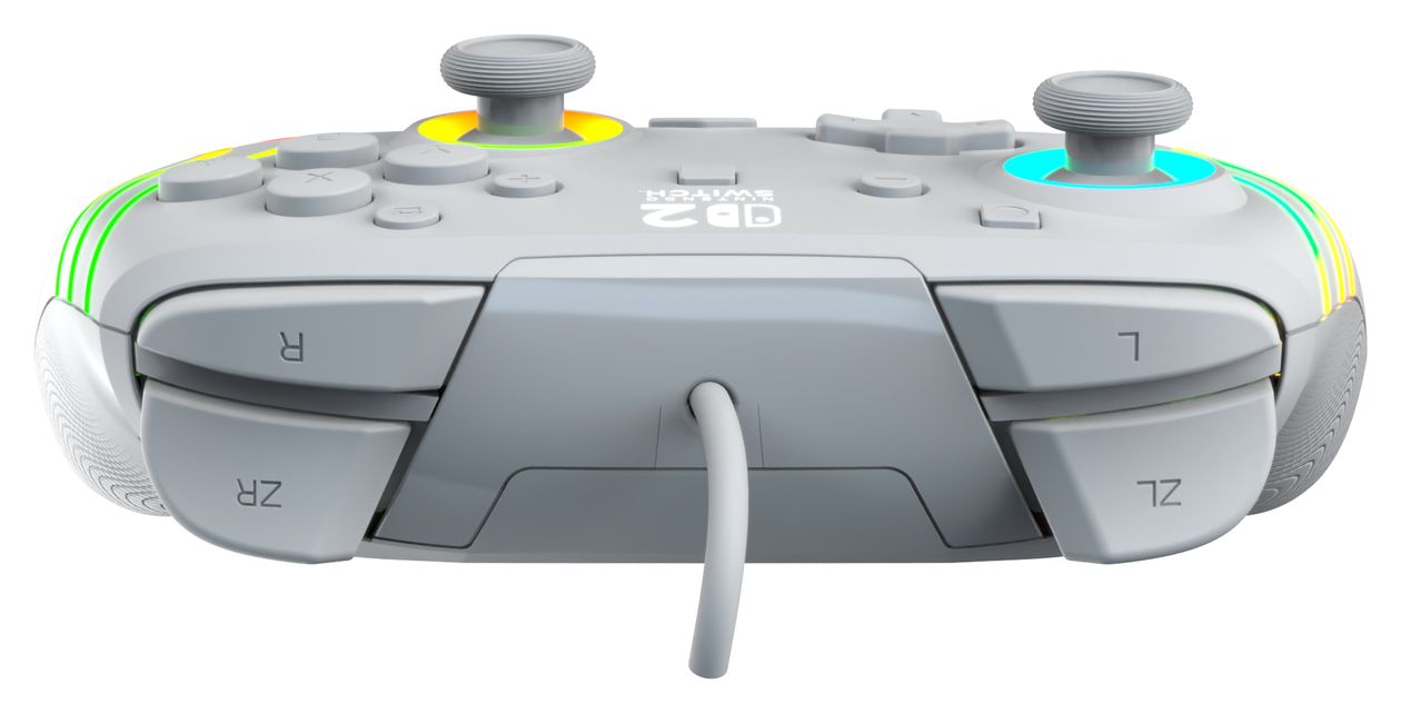 Afterglow Wave Wired Controller Gamepad für Nintendo Switch, Nintendo Switch 2, Nintendo Switch OLED  (Grau) 