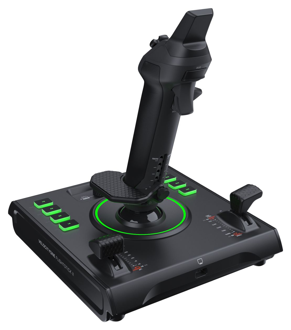 VelocityOne Flightstick II  (Schwarz/Grün) 