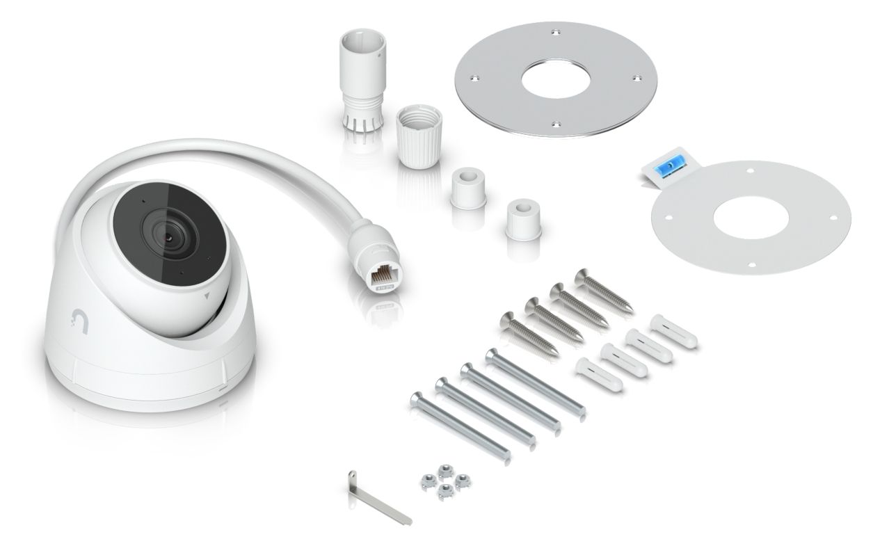 G5 Turret Ultra 2688 x 1512 Pixel IP-Sicherheitskamera IP66 Innen & Außen Nachtsicht  (Weiß) 