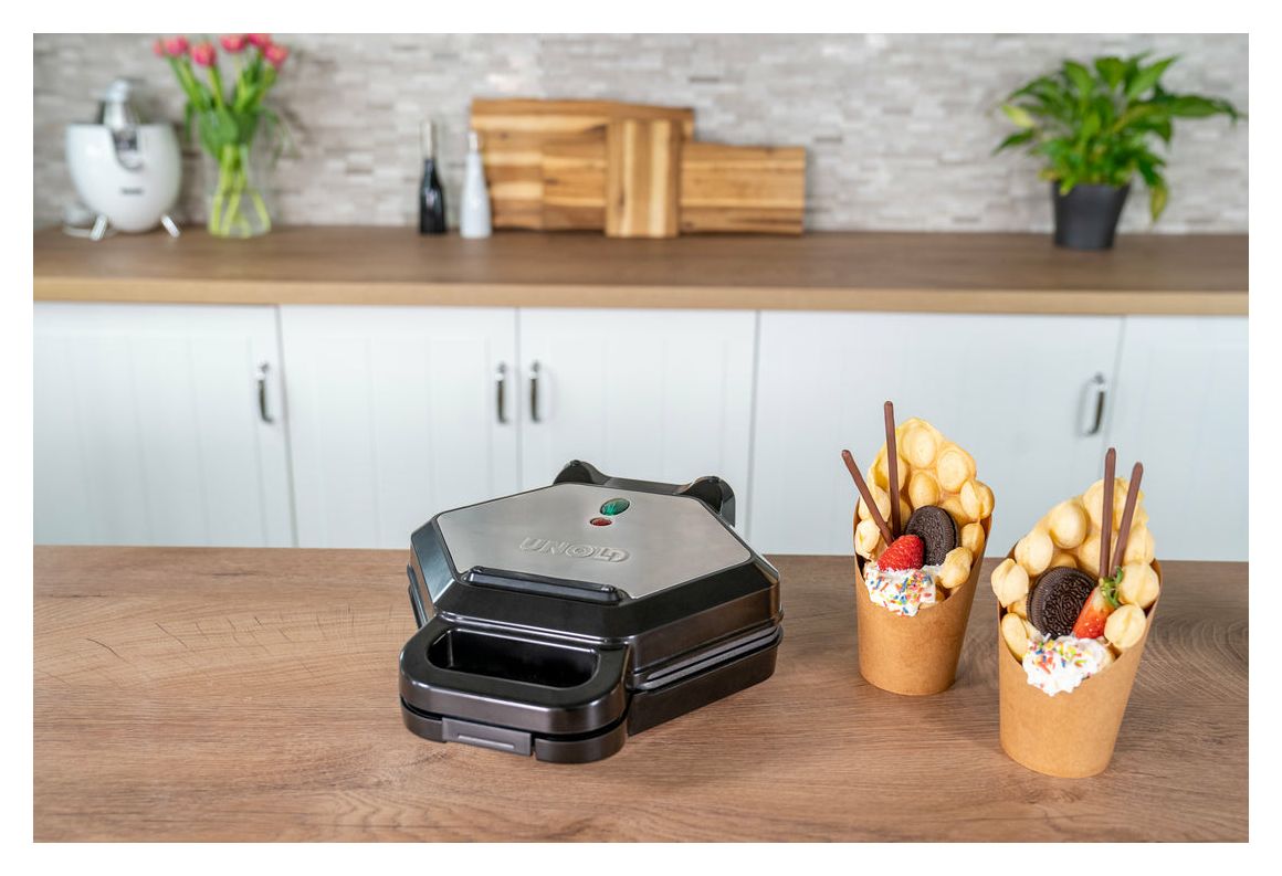 48245 Bobby Waffeleisen sechseckig für 1 Waffel(n) 700 W 