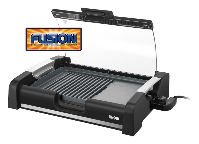 58535 BBQ Edel 1650 W mit 354 x 254 mm Fläche  (Schwarz) 