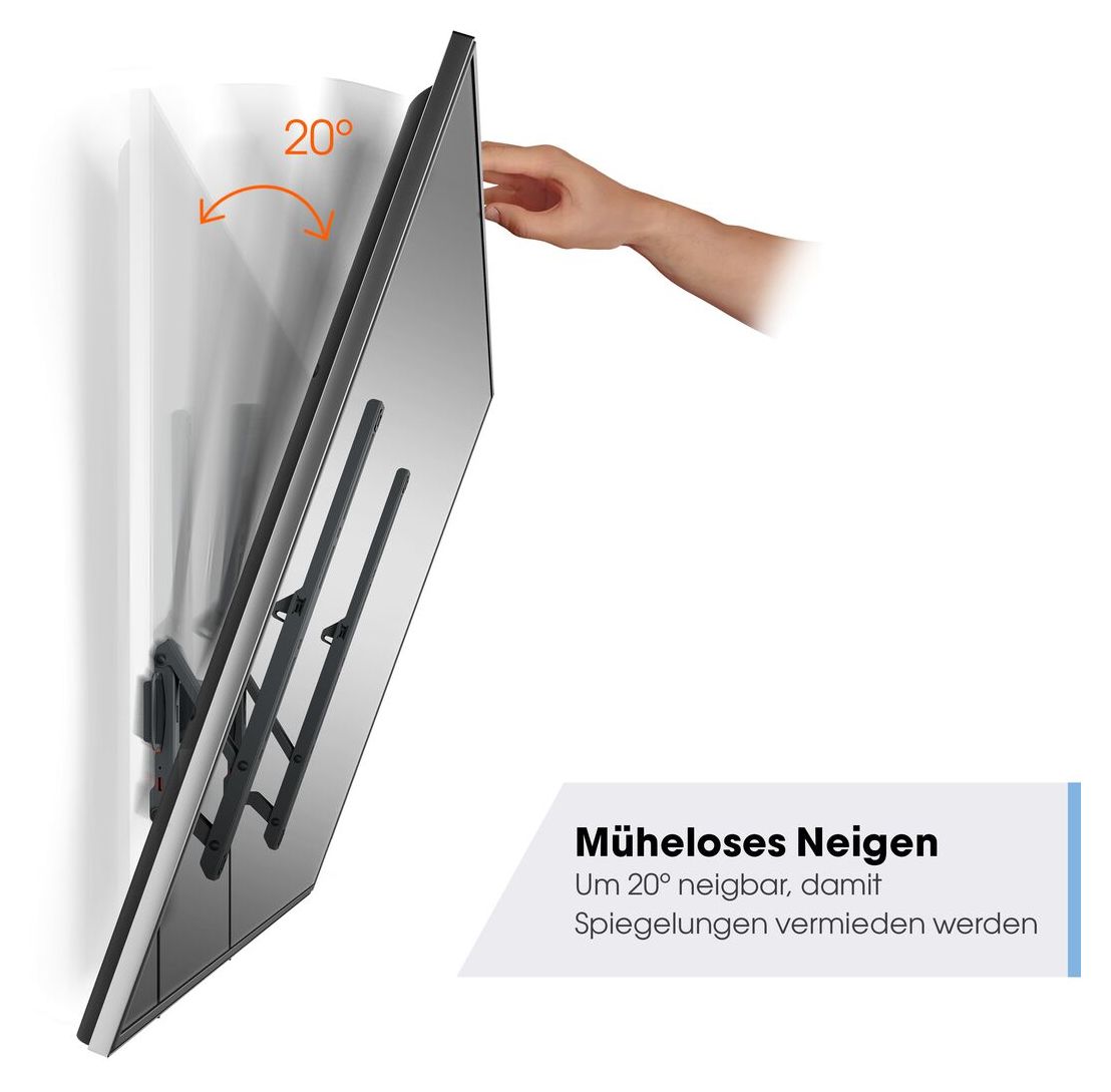 TVM 3215 neigbare Wand Halterung bis 109,2 cm (43") 15 kg 0 - 20° neigbar 