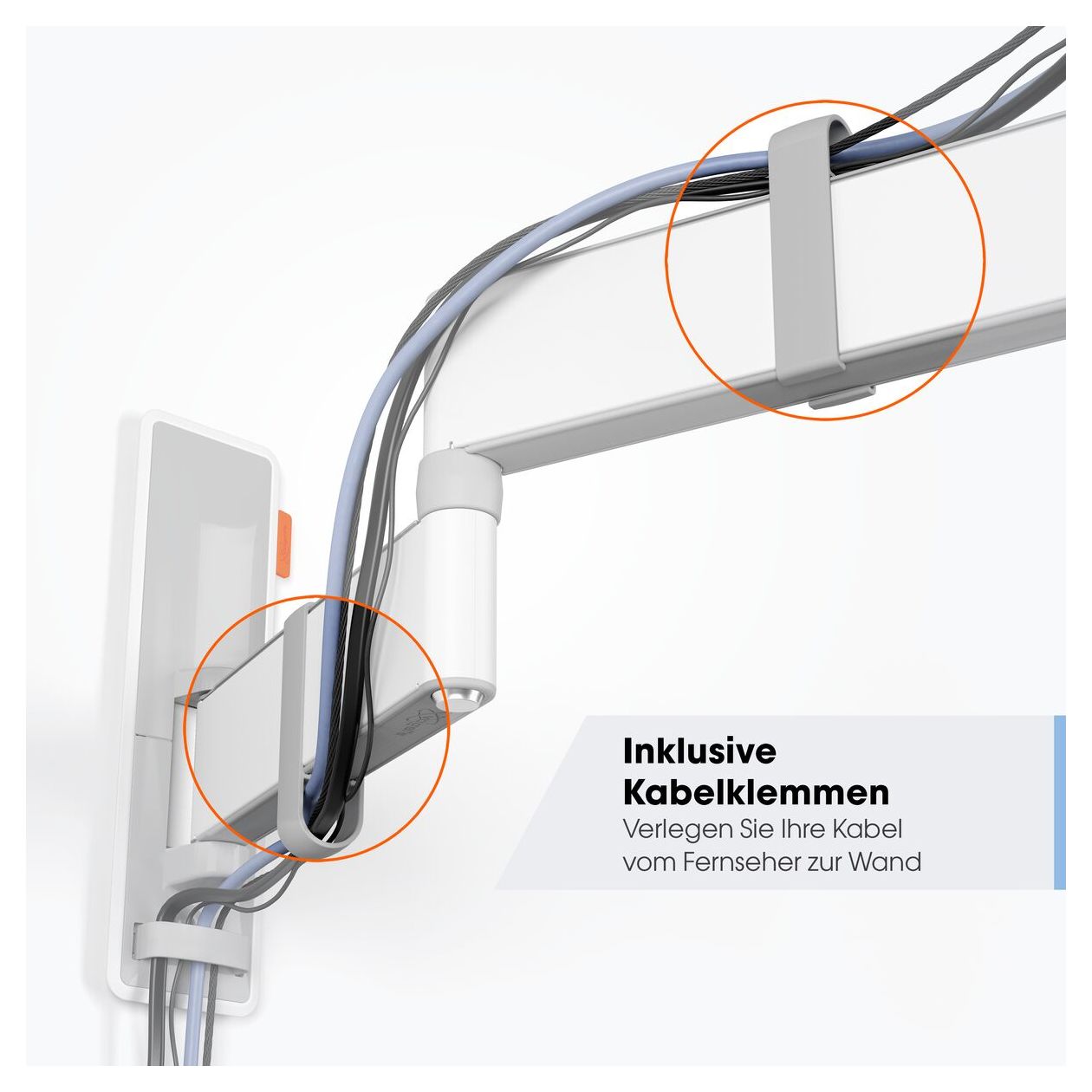 TVM3645 schwenkbare Wand Halterung 180° bis 195,6 cm (77") 35 kg 0 - 20° neigbar 