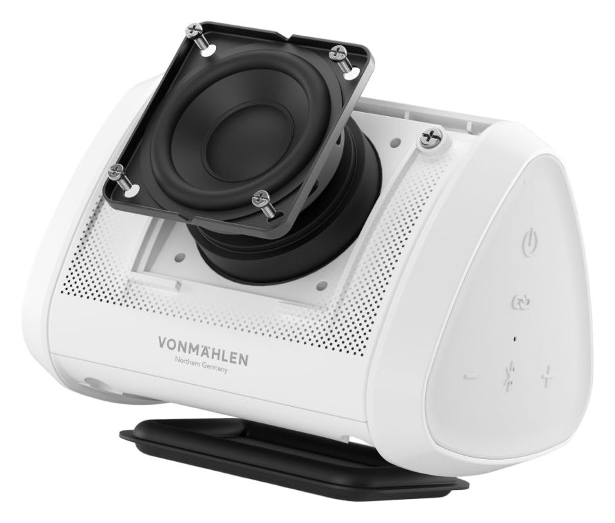 Air Beats Mini Bluetooth Lautsprecher IPX6 Laufzeit bis 13 h  (Weiß) 