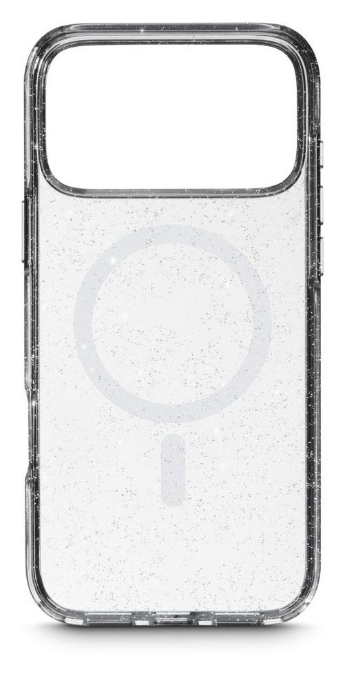 Mag Glitter Cover für Apple iPhone 17 Pro Max  (Transparent) 