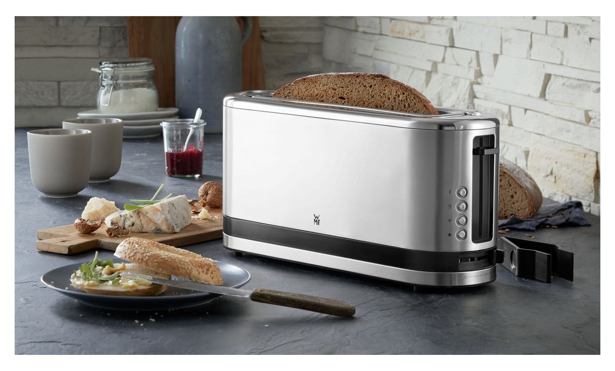 KÜCHENminis Toaster 900 W 2 Scheibe(n) 7 Stufen  (Edelstahl) 