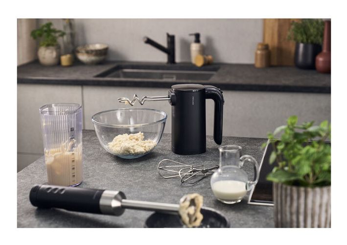 Xtend Kabelloses Handrührgerät Starter Set Handmixer 250 W 3 Stufen  (Schwarz) 